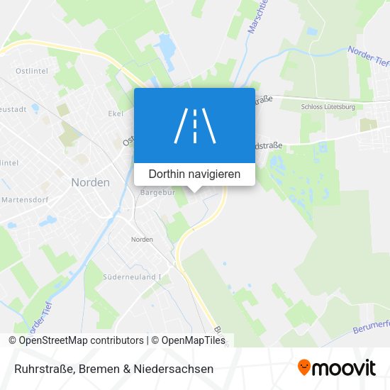 Ruhrstraße Karte