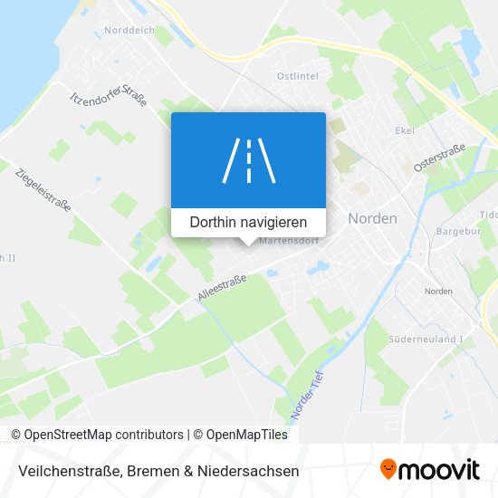 Veilchenstraße Karte
