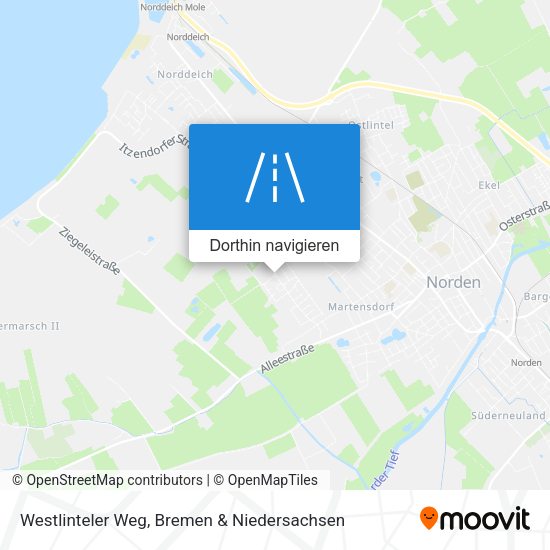 Westlinteler Weg Karte