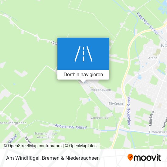 Am Windflügel Karte