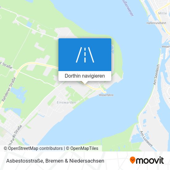 Asbestosstraße Karte