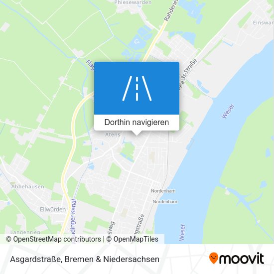 Asgardstraße Karte