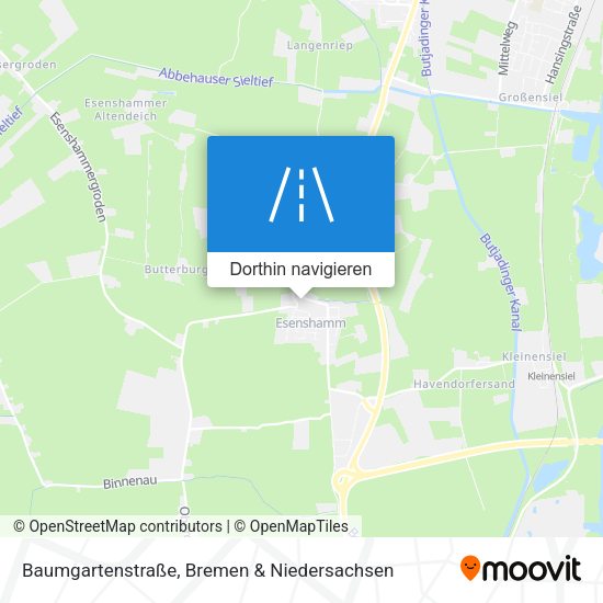 Baumgartenstraße Karte