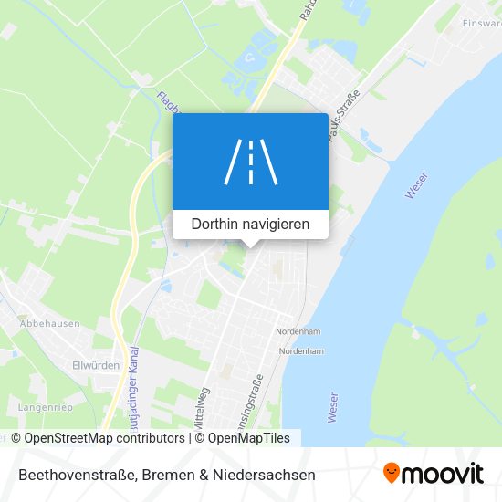 Beethovenstraße Karte