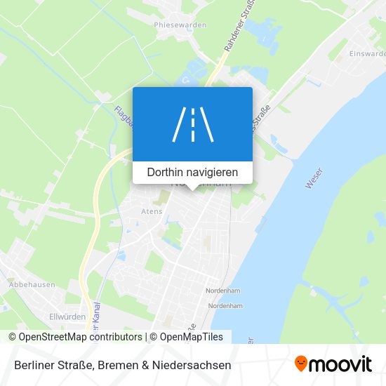 Berliner Straße Karte