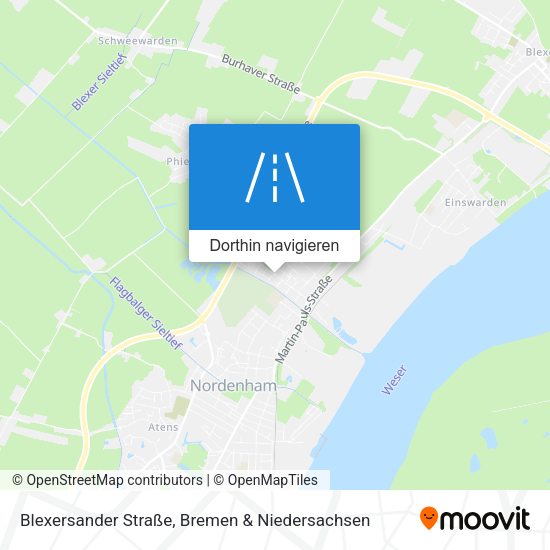 Blexersander Straße Karte