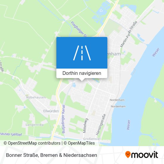Bonner Straße Karte
