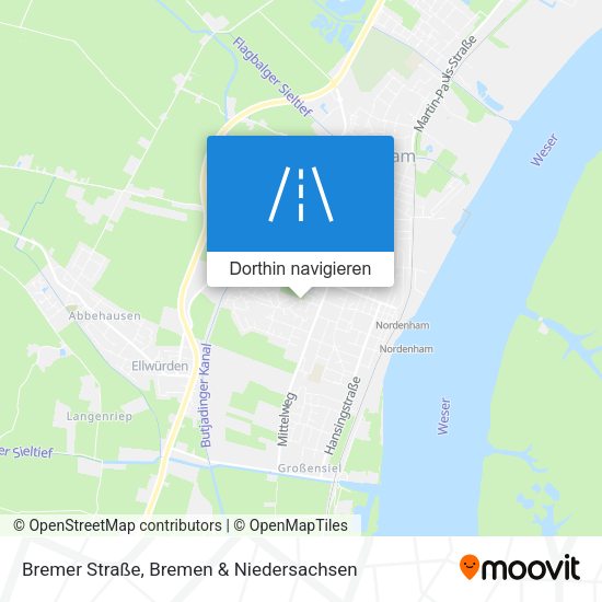 Bremer Straße Karte