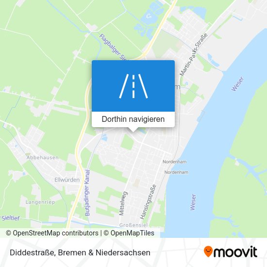 Diddestraße Karte