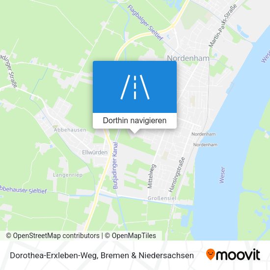 Dorothea-Erxleben-Weg Karte