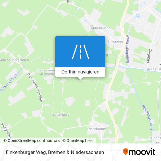 Finkenburger Weg Karte
