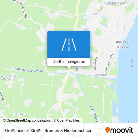 Großensieler Straße Karte