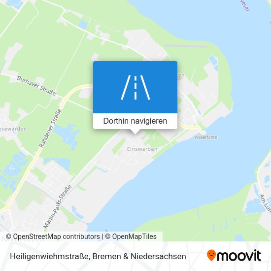 Heiligenwiehmstraße Karte