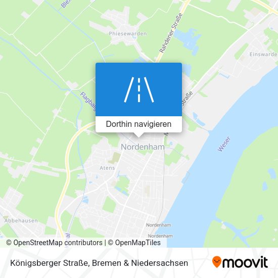 Königsberger Straße Karte
