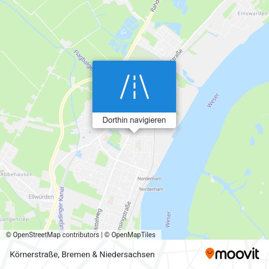 Körnerstraße Karte