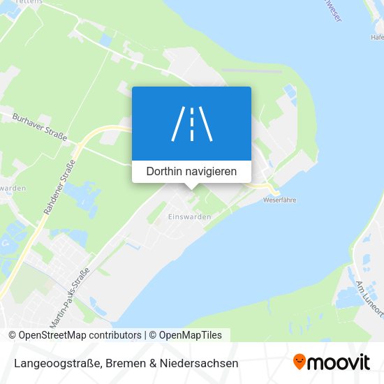 Langeoogstraße Karte