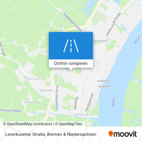 Leverkusener Straße Karte