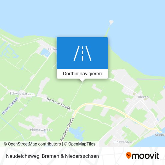 Neudeichsweg Karte