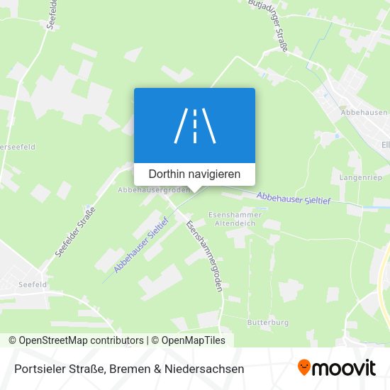 Portsieler Straße Karte