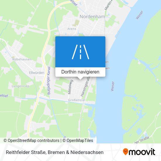 Reithfelder Straße Karte