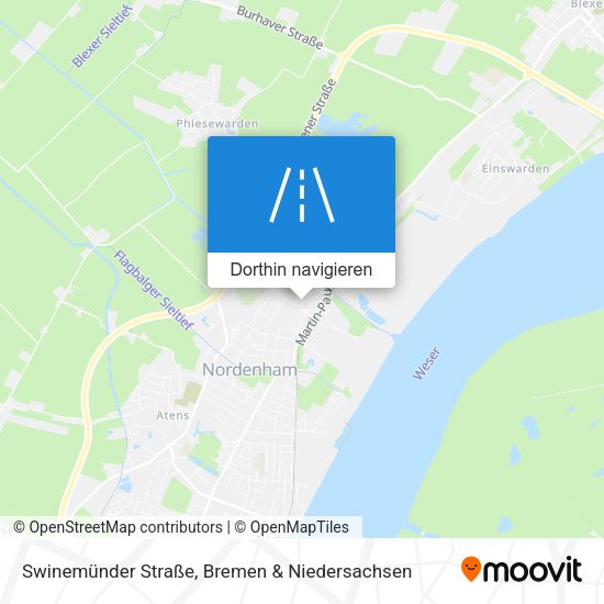 Swinemünder Straße Karte