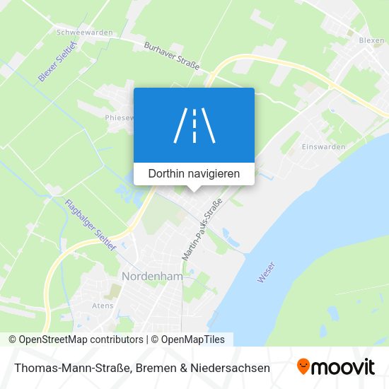 Thomas-Mann-Straße Karte