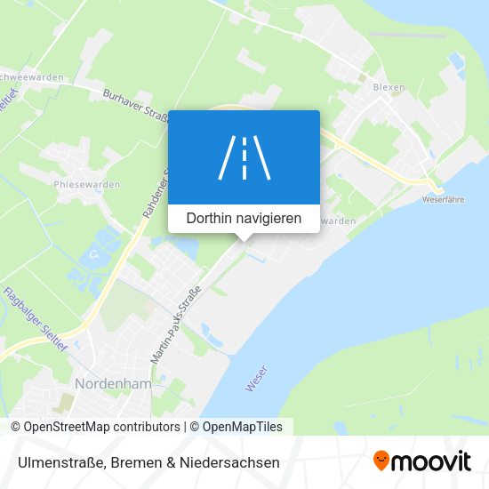 Ulmenstraße Karte