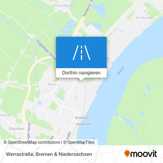 Werrastraße Karte