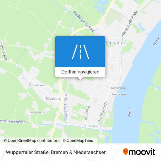 Wuppertaler Straße Karte