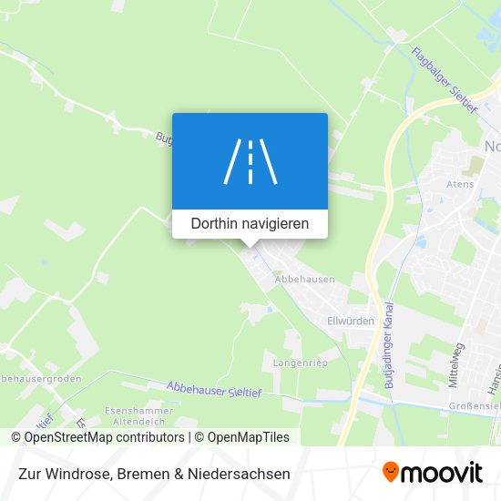 Zur Windrose Karte