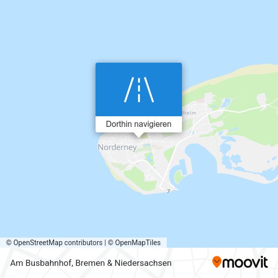 Am Busbahnhof Karte