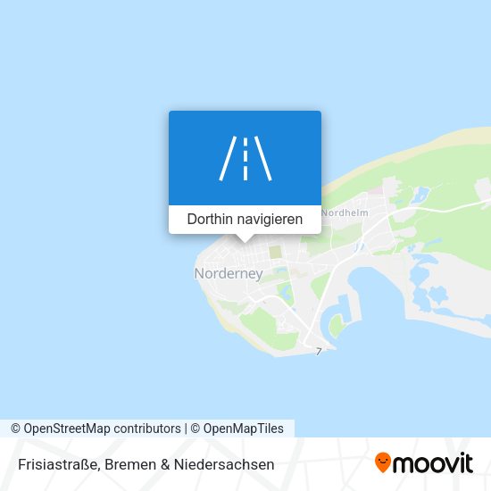 Frisiastraße Karte