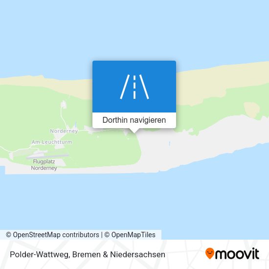 Polder-Wattweg Karte