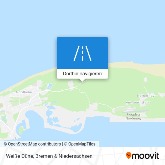 Weiße Düne Karte