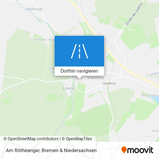 Am Rötheanger Karte