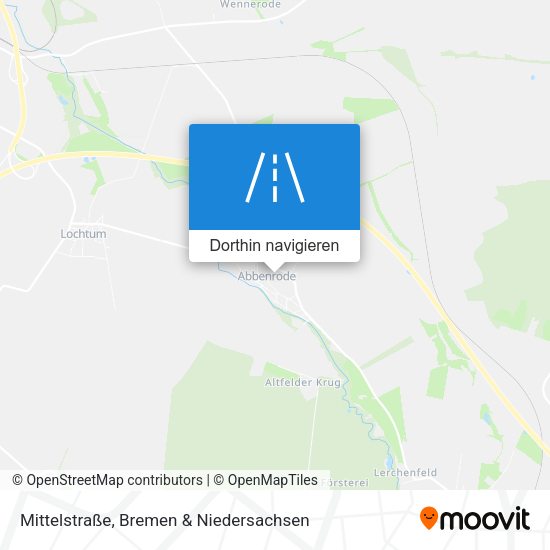 Mittelstraße Karte