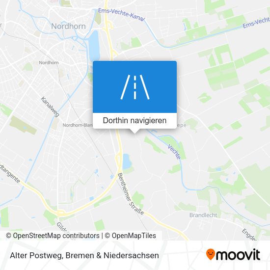 Alter Postweg Karte
