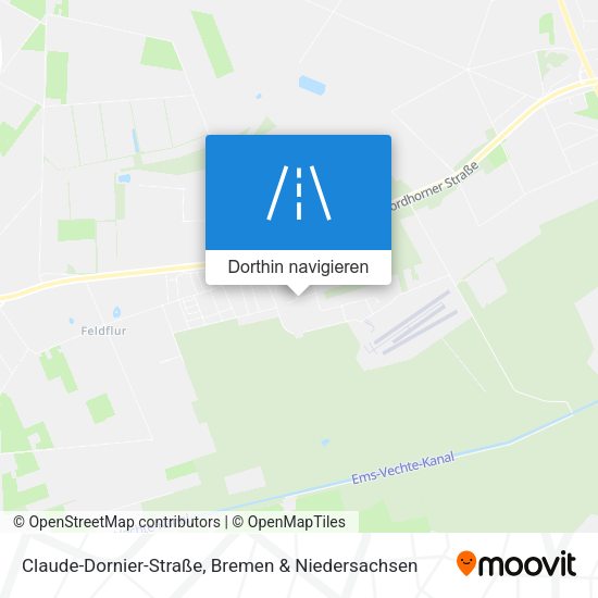 Claude-Dornier-Straße Karte