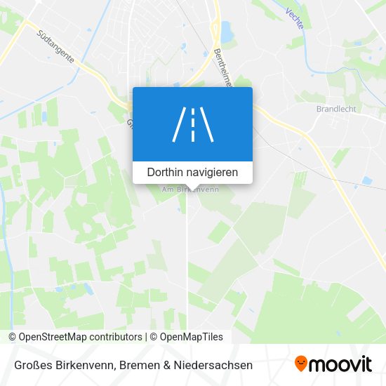 Großes Birkenvenn Karte