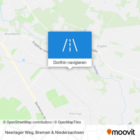 Neerlager Weg Karte