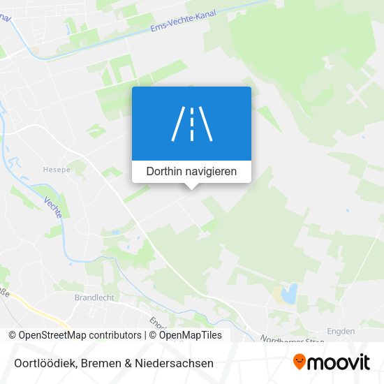 Oortlöödiek Karte