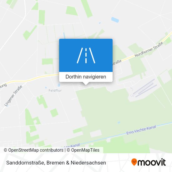Sanddornstraße Karte