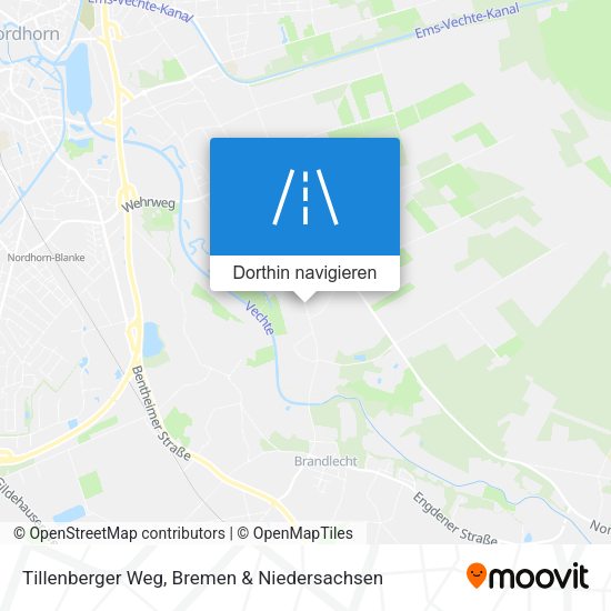 Tillenberger Weg Karte