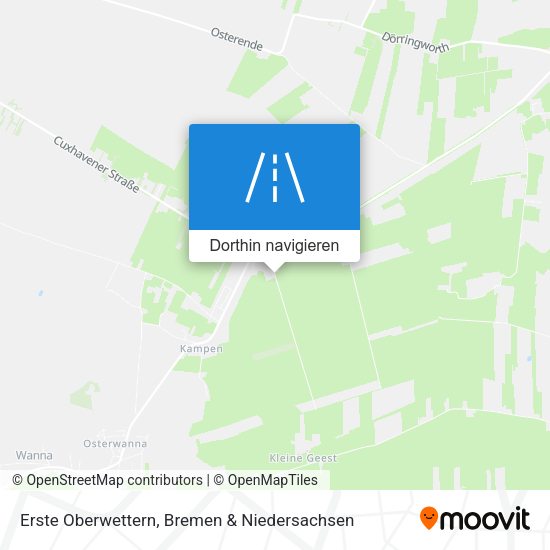 Erste Oberwettern Karte