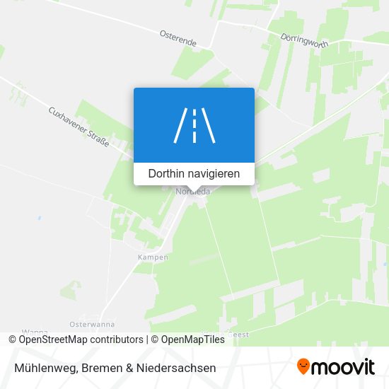 Mühlenweg Karte