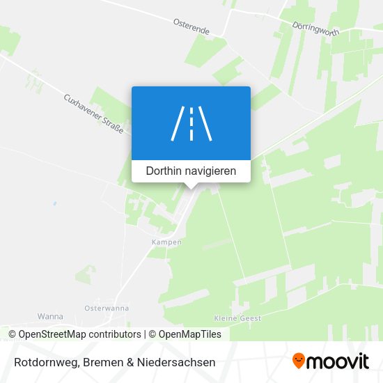 Rotdornweg Karte