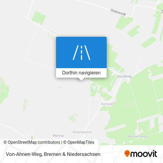 Von-Ahnen-Weg Karte