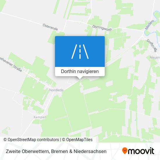 Zweite Oberwettern Karte