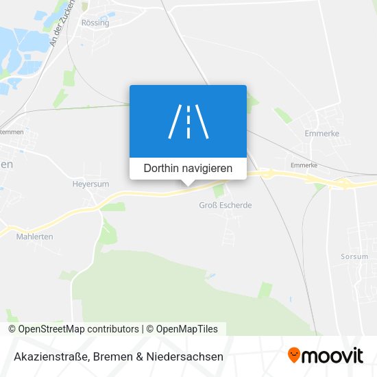 Akazienstraße Karte