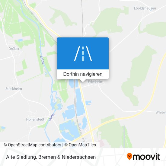 Alte Siedlung Karte